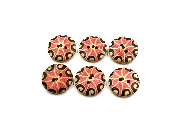 Spiral Wood Buttons