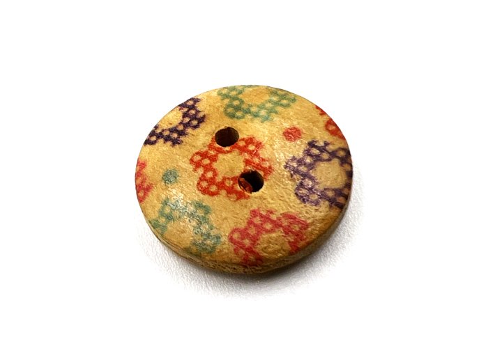 Pattern Floral Buttons