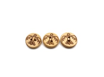 Tribal Wood Button