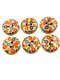 Floral Wood Button