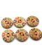 Pattern Floral Buttons